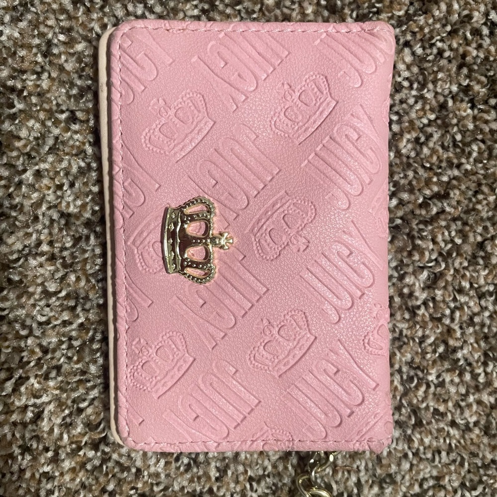 Juicy Couture Gold Crown Pink Wallet